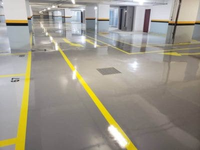 Piso epóxi para garagem residencial