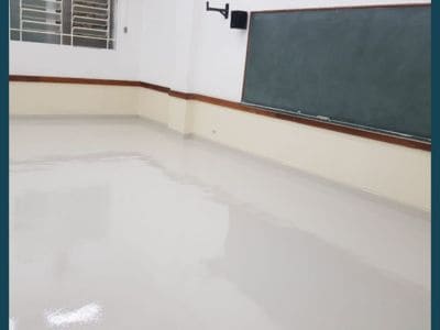 Piso epóxi para shopping